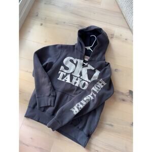 Vintage Hollister Hoodie/Sweatshirt Ski Tahoe Unisex Heritage Rustic Blue